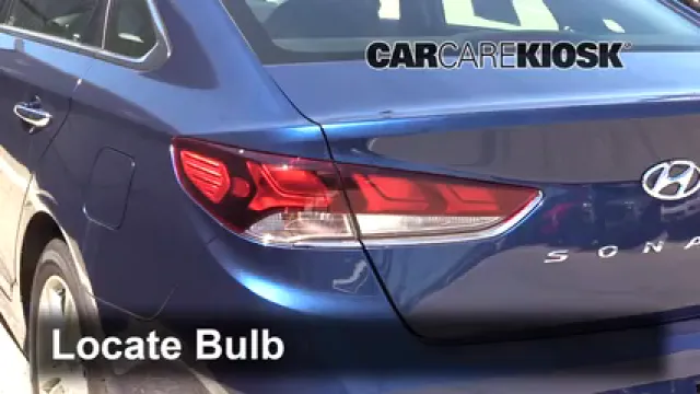 2019 Hyundai Sonata Sport 2.4L 4 Cyl. Lights Tail Light (replace bulb)